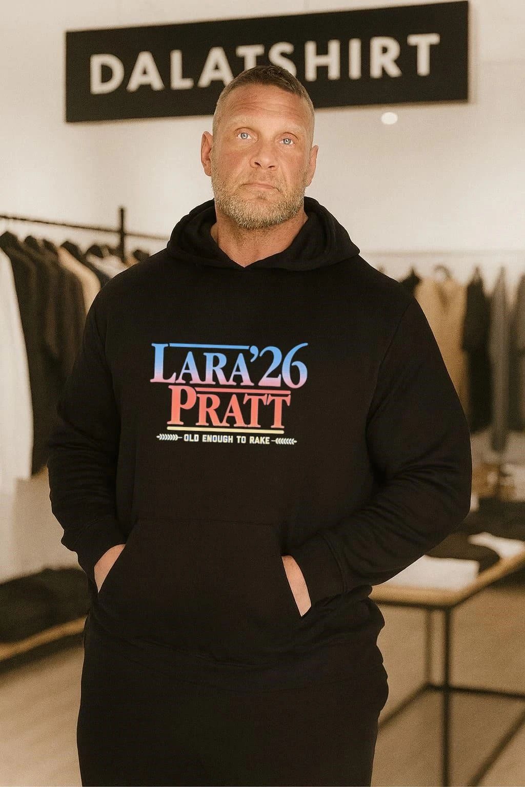 Old Enough to Rake Lara 26 Pratt shirt
