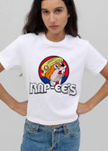 Rap Ees Beaver Donald Trump Suit Cartoon Caricature Red Circle shirt