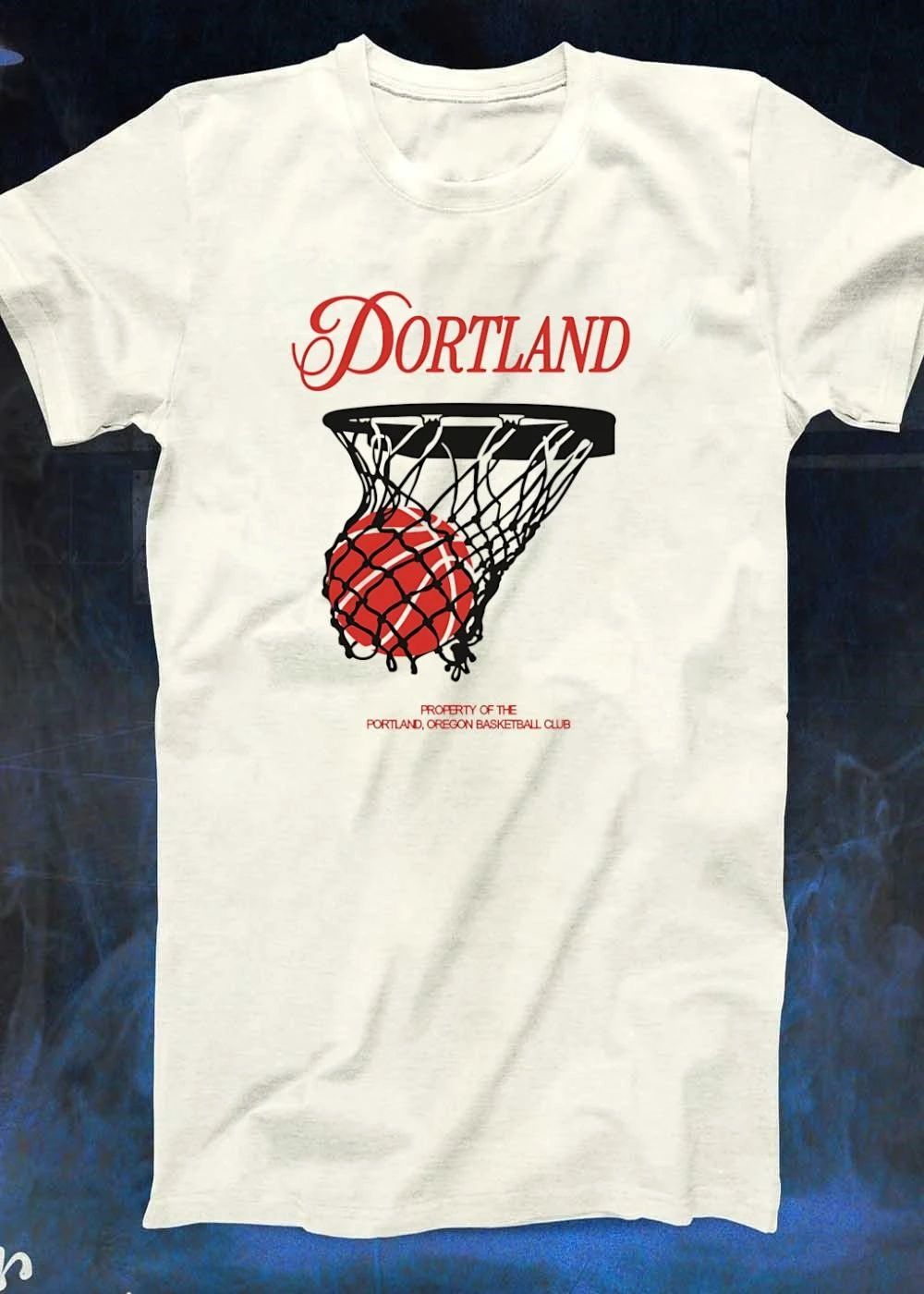 Property of the Portland Oregon Basketball Club Dortland Basketball shirt