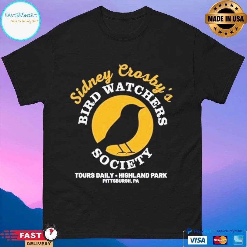 Jamie Sidney Crosby Bird Watchers Society Tours Daily Highland Park Pittsburgh Pa T-shirts