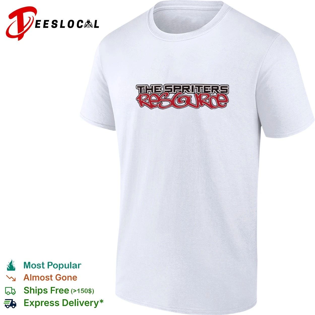 The Spriters Resource gaming sprites pixel art T-shirt