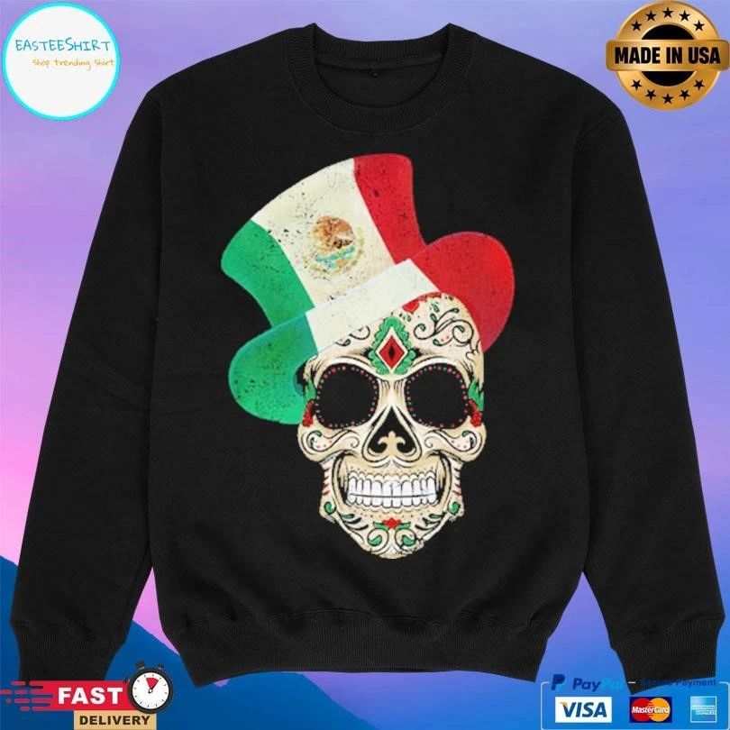 Premium El Muerto Is Mexcellente Skull T-shirts