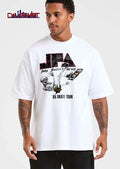 Jfa Jody Fosters Army 85 Skate Tour Skeleton Skateboard Trick Distressed shirt