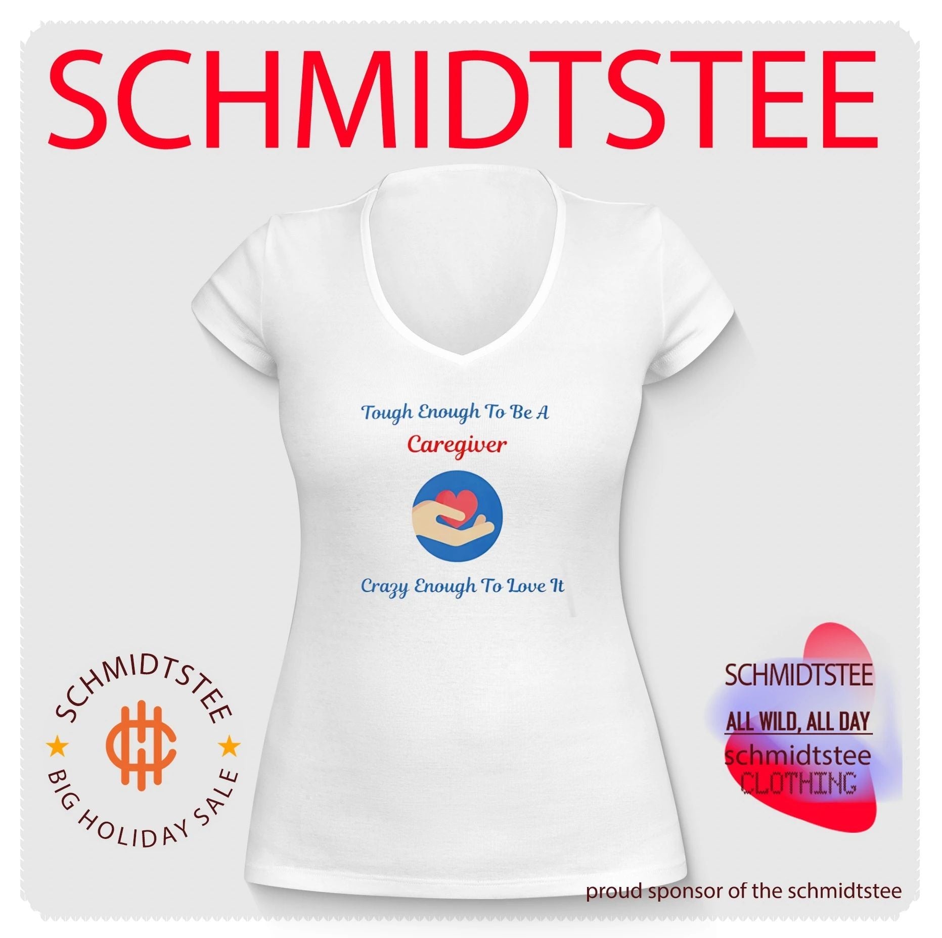 Tough Enough to Be a Caregiver Crazy Enough to Love It Alzheimer’s Awareness shirt