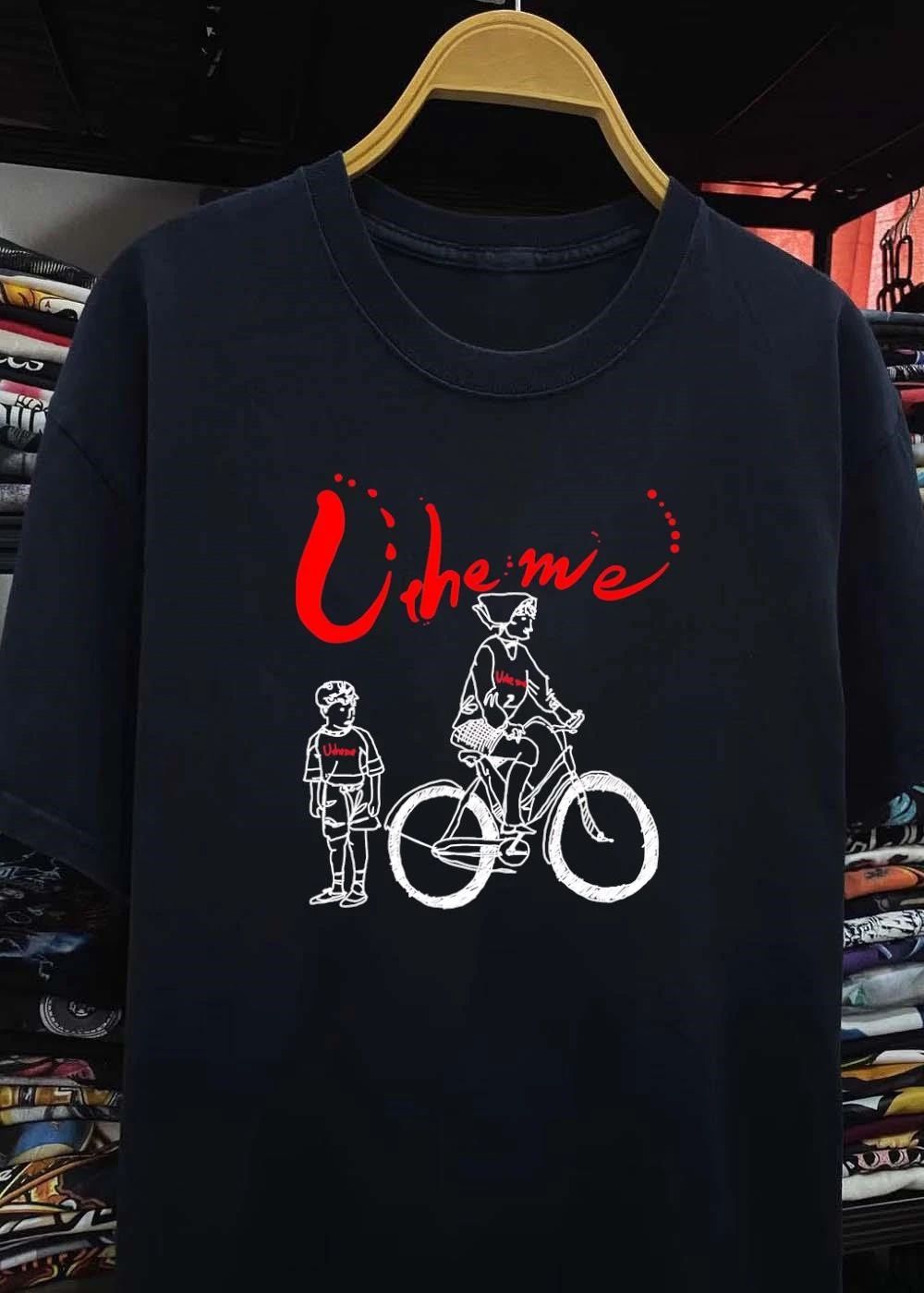 Utheme Rider and Standing Boy Cycling Sport shirt