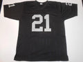 Custom Cliff Branch Black Mesh Football Jersey