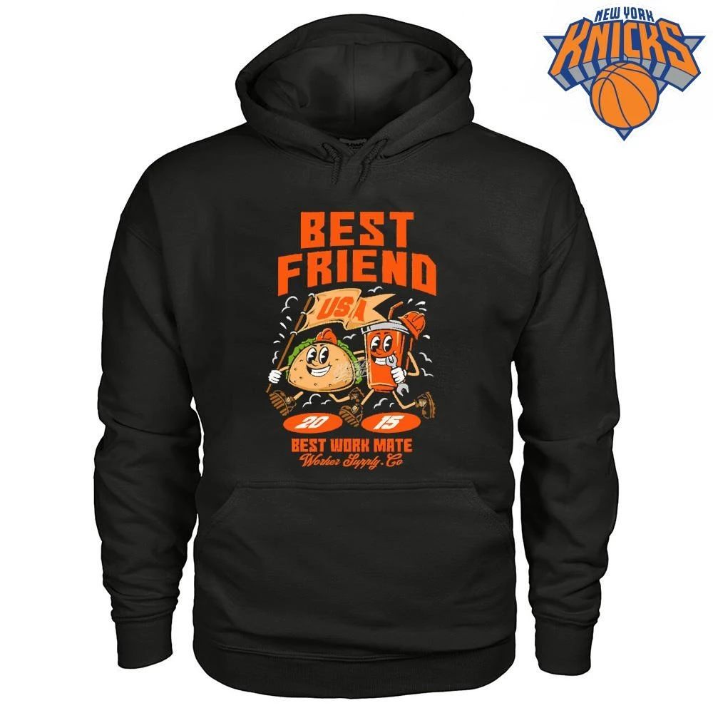 Friend USA Best Work Mate Worker Supply Co Taco Soda Cartoon Retro Shirt