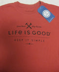LIFE IS GOOD Work Hard Stay Humble Simple SS TShirt Tee NWT NEW Mens Sz Small S