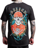 Sullen Men's Locals Short Sleeve Premium T-shirt Skull Skeleton Horns Tattoo Tee