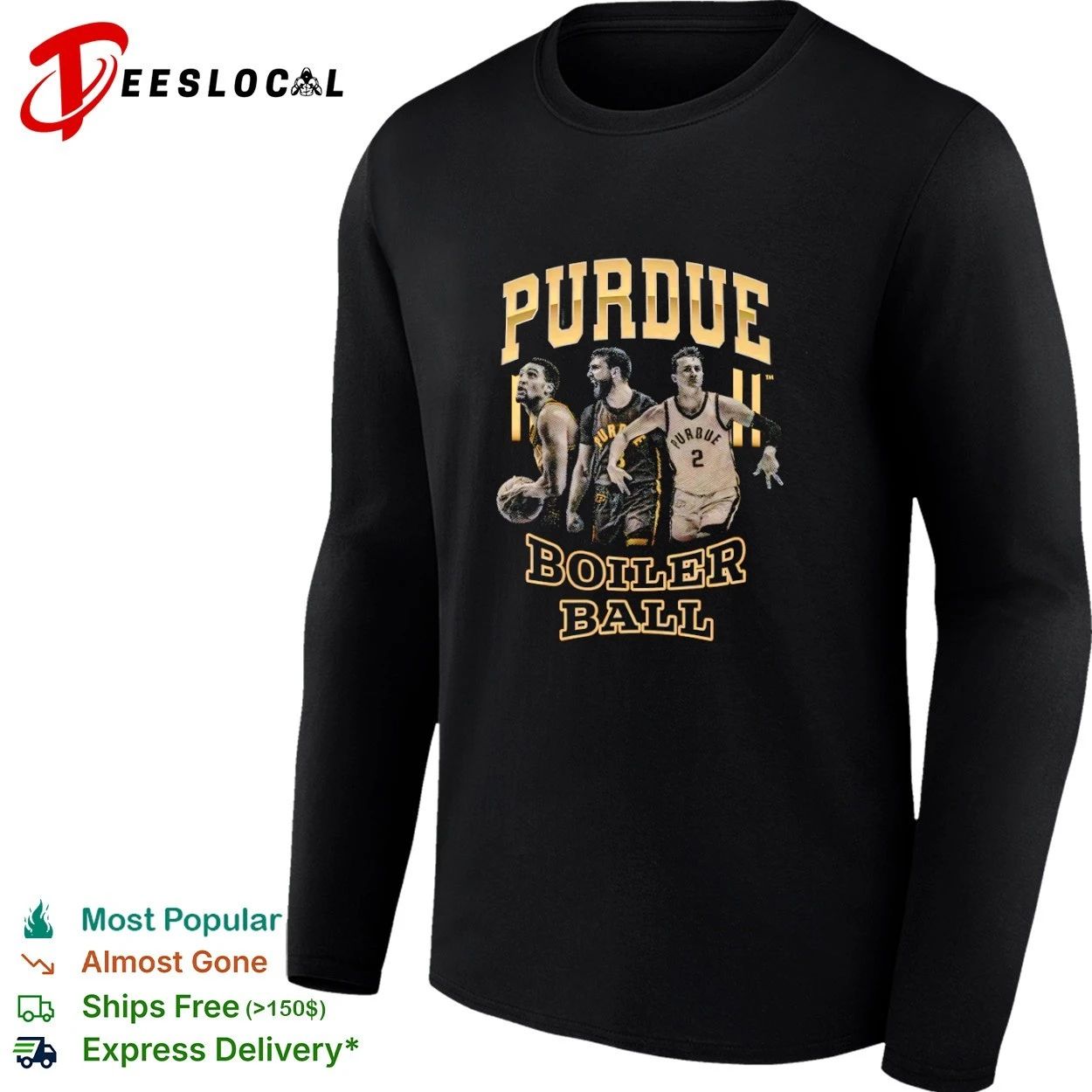 Purdue Boiler Ball Zach Edey Braden Smith Fletcher Loyer Purdue Boilermakers T-shirt
