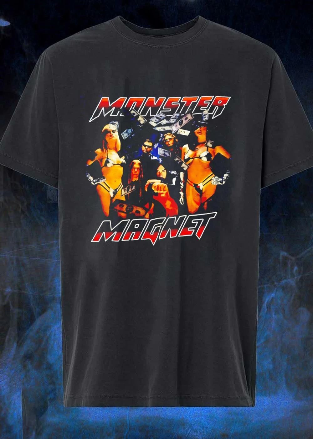 Monster Magnet Band Members Showered in Cash shirt