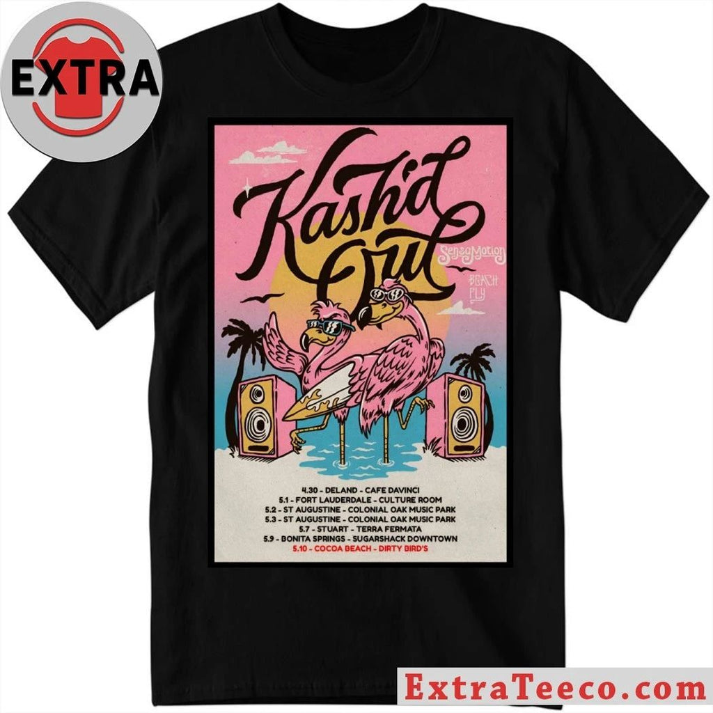Kash’d Out Beach Fly Tour 2026 Poster Shirt