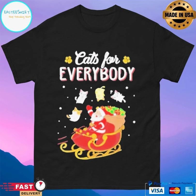 Robert Halford Cats For Everybody Christmas T-shirts