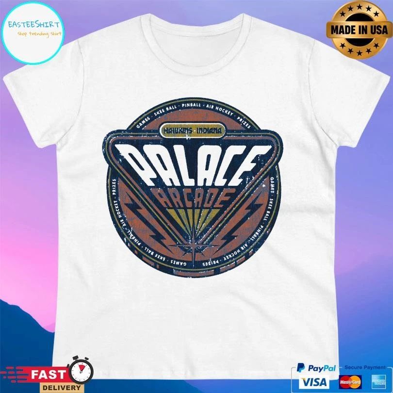 Hawkins Indiana Palace Arcade Logo T-shirts