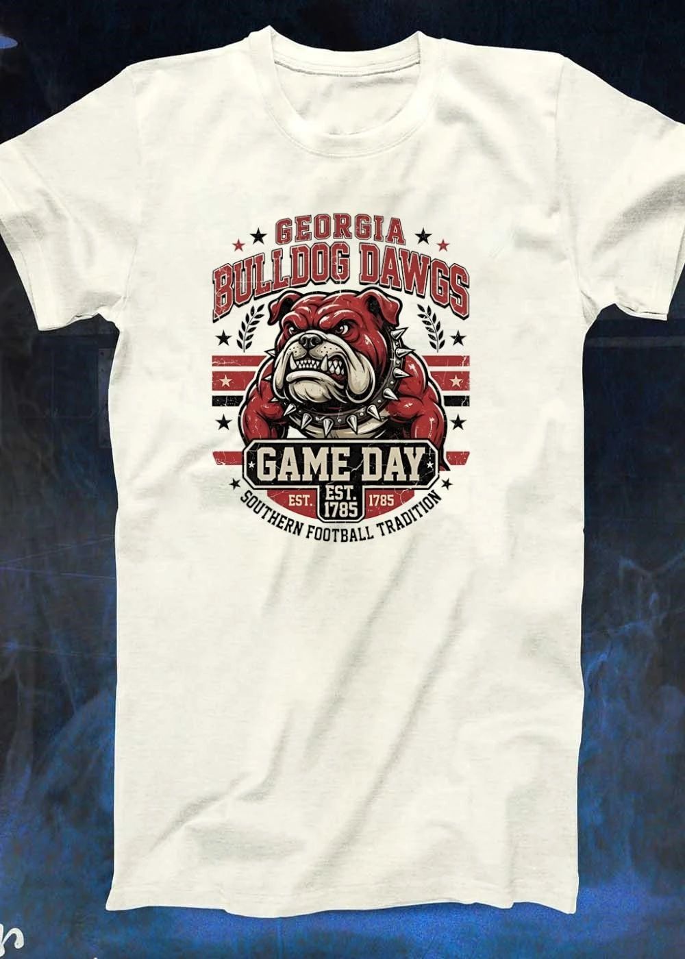 Southern Football Tradition Georgia Bulldog Dawgs Game Day Est 1785 T-Shirt