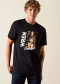 Wren Sinclair Female Wrestler Photo Houndstooth Background Pattern shirt