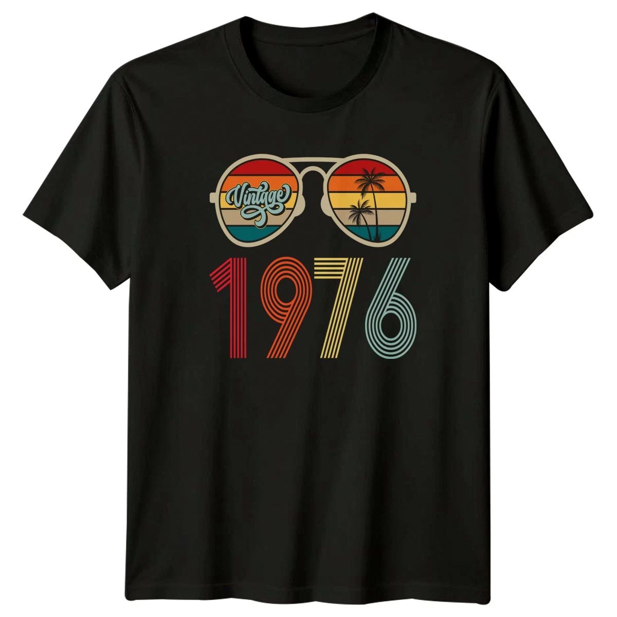 Vintage 1976 T-Shirt 70s Retro Style Birthday 50th Birthday