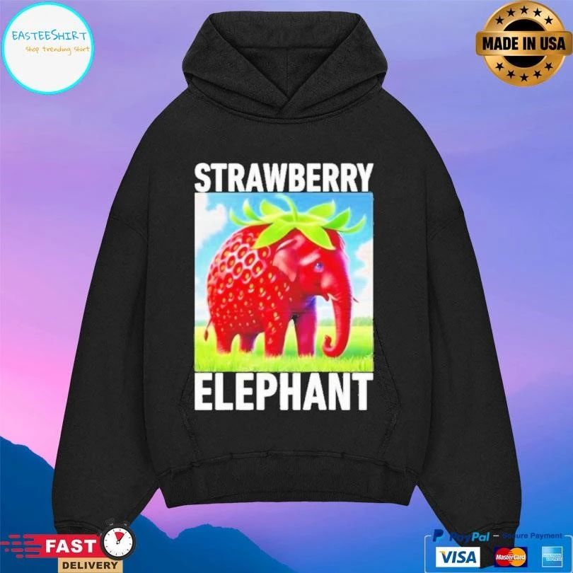 Strawberry Elephant Italian Brainrot Meme T-shirts