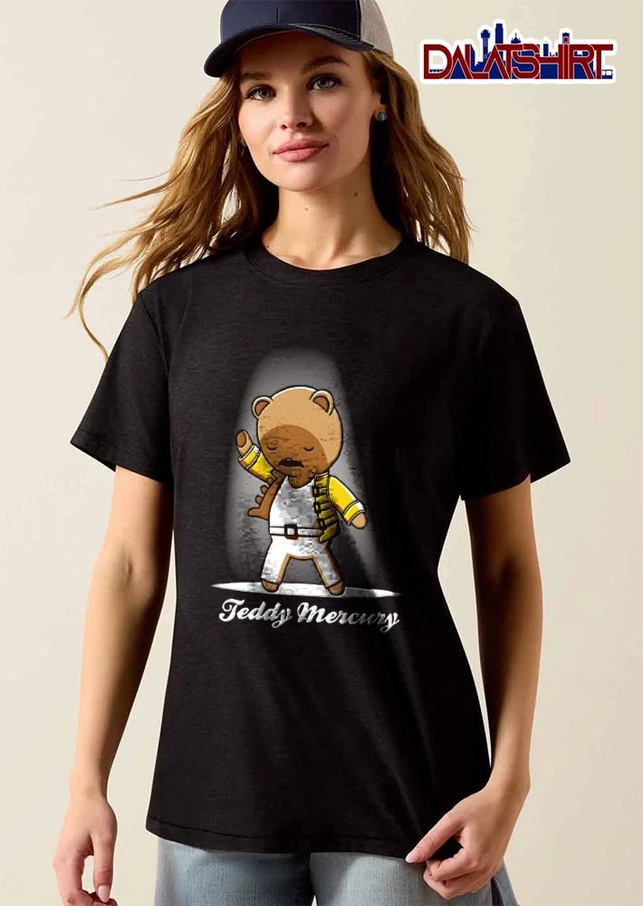 Teddy Mercury Cartoon Bear Stage Yellow Jacket Pose Spotlight shirt