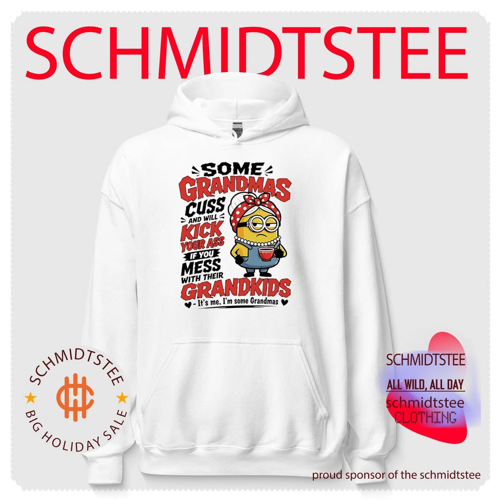 Some grandmas cuss and will kick your ass if you mess with their grandkids Minion shirt