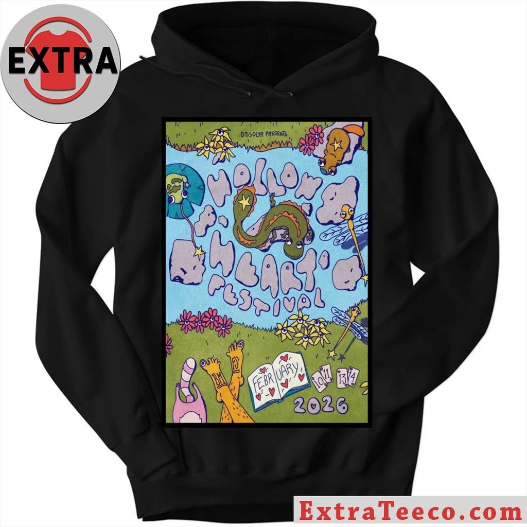 Original Hollow Heart Festival Feb 10-14 2026 In Asheville NC Poster Shirt