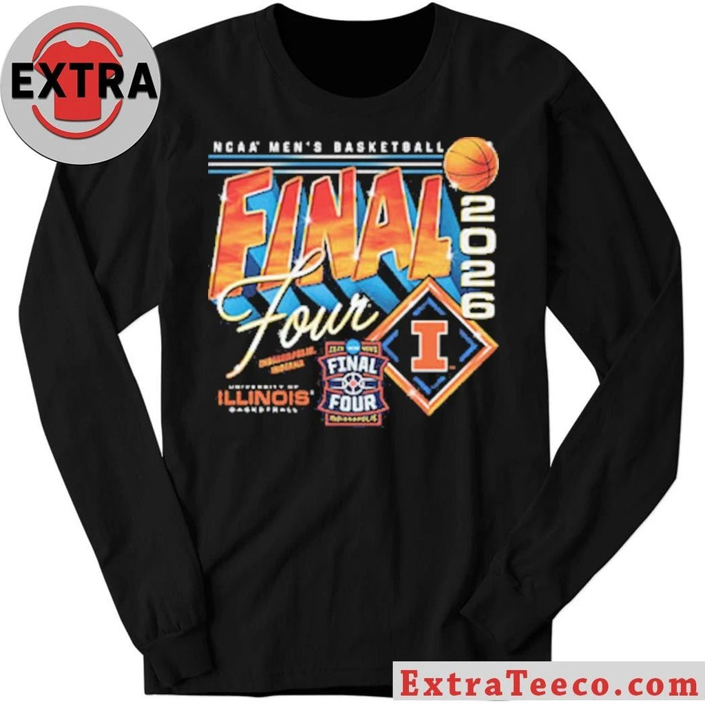 UIL M BLACK 2026 Men’s Basketball Final Four Logo T-Shirt- Top-Rated Gift for College Basketball Lovers