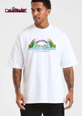 Love Live Sunshine Rainbow Arch Flowers Clouds Greenery Icons shirt