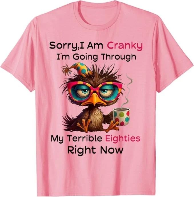 Sorry I Am Cranky I'm Going Through My Terrible Eighties T-Shirt