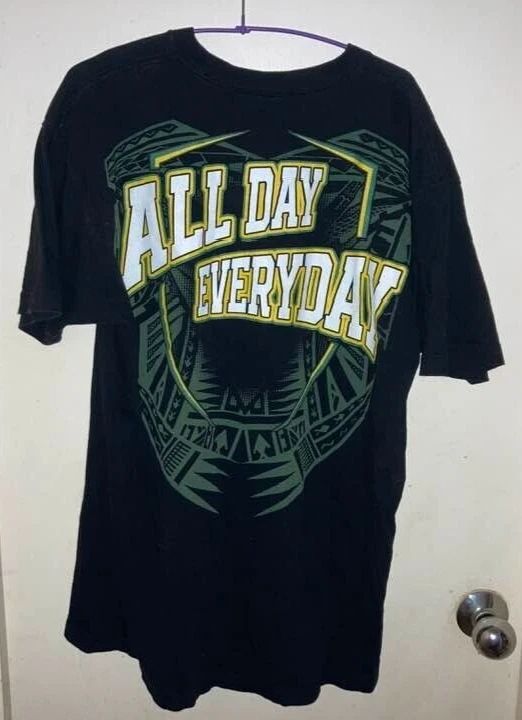 Green Bay Shaka Wear Black T-Shirt 3XL All Day Everyday Retro TRIBAL Graphics