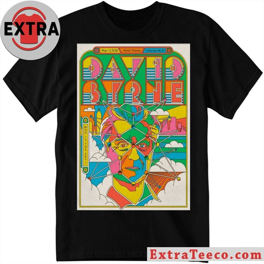 David Byrne May 1-2 2026 In Indianapolis IN Poster Shirt