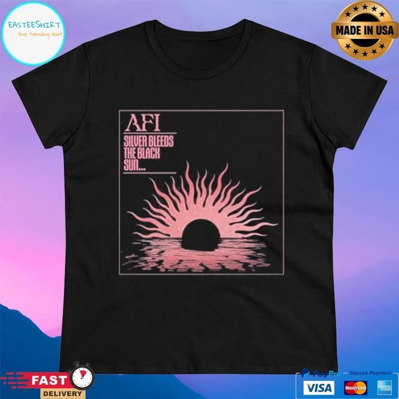 Afi Silver Bleeds The Black Sun T-shirts