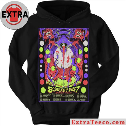 2026 Squeaky Feet Tour Print Shirt – Perfect Gift for Men & Women