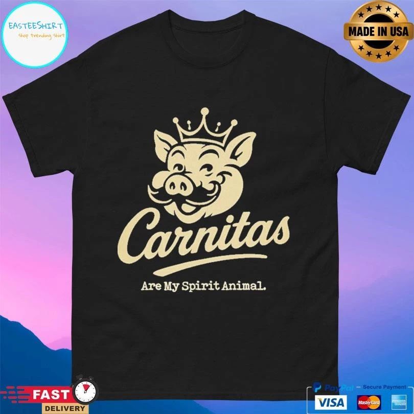 Carnitas Are My Spirit Animal Cookout Pig T-shirts