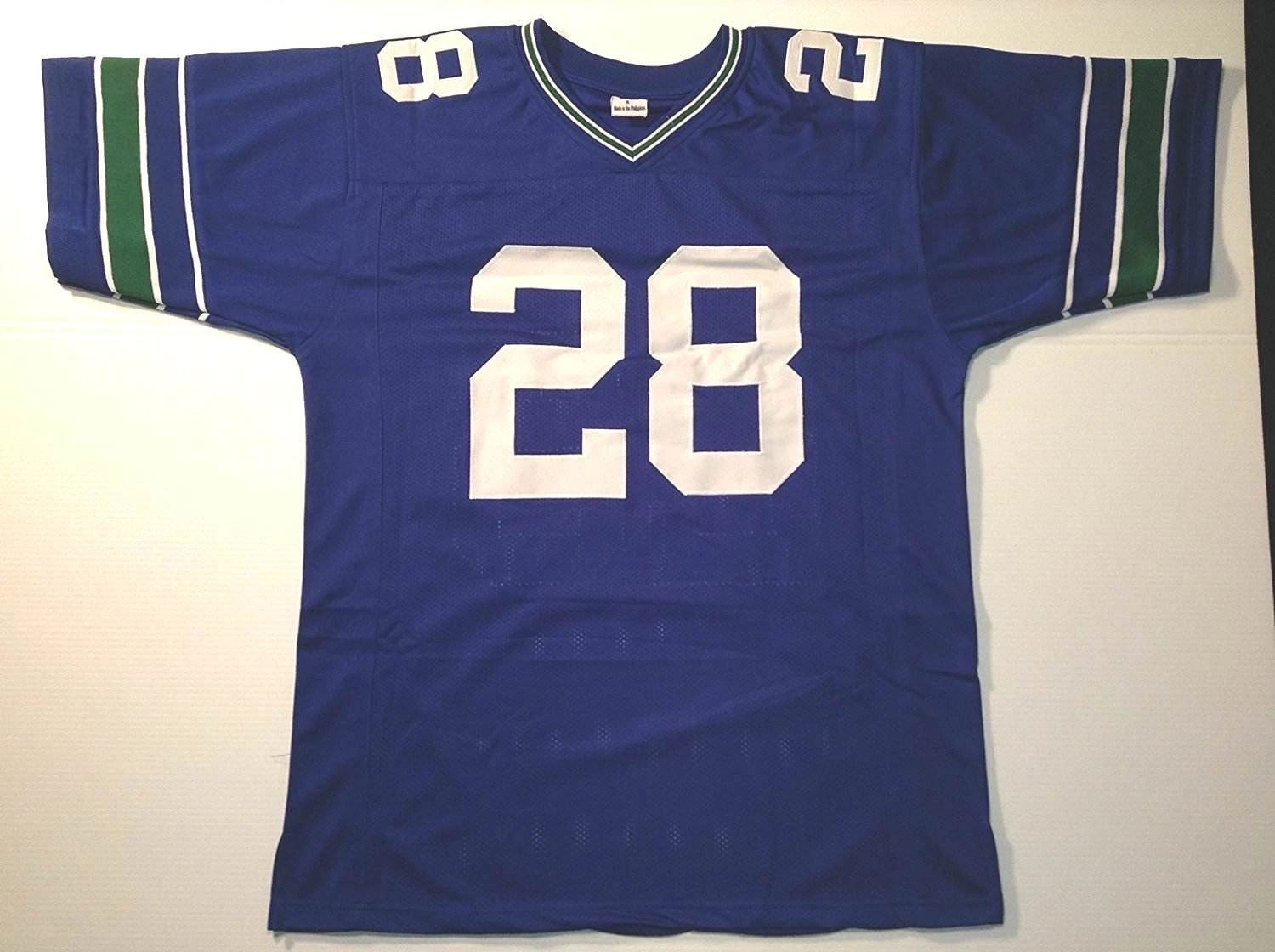 Custom Curt Warner Mesh Football Jersey