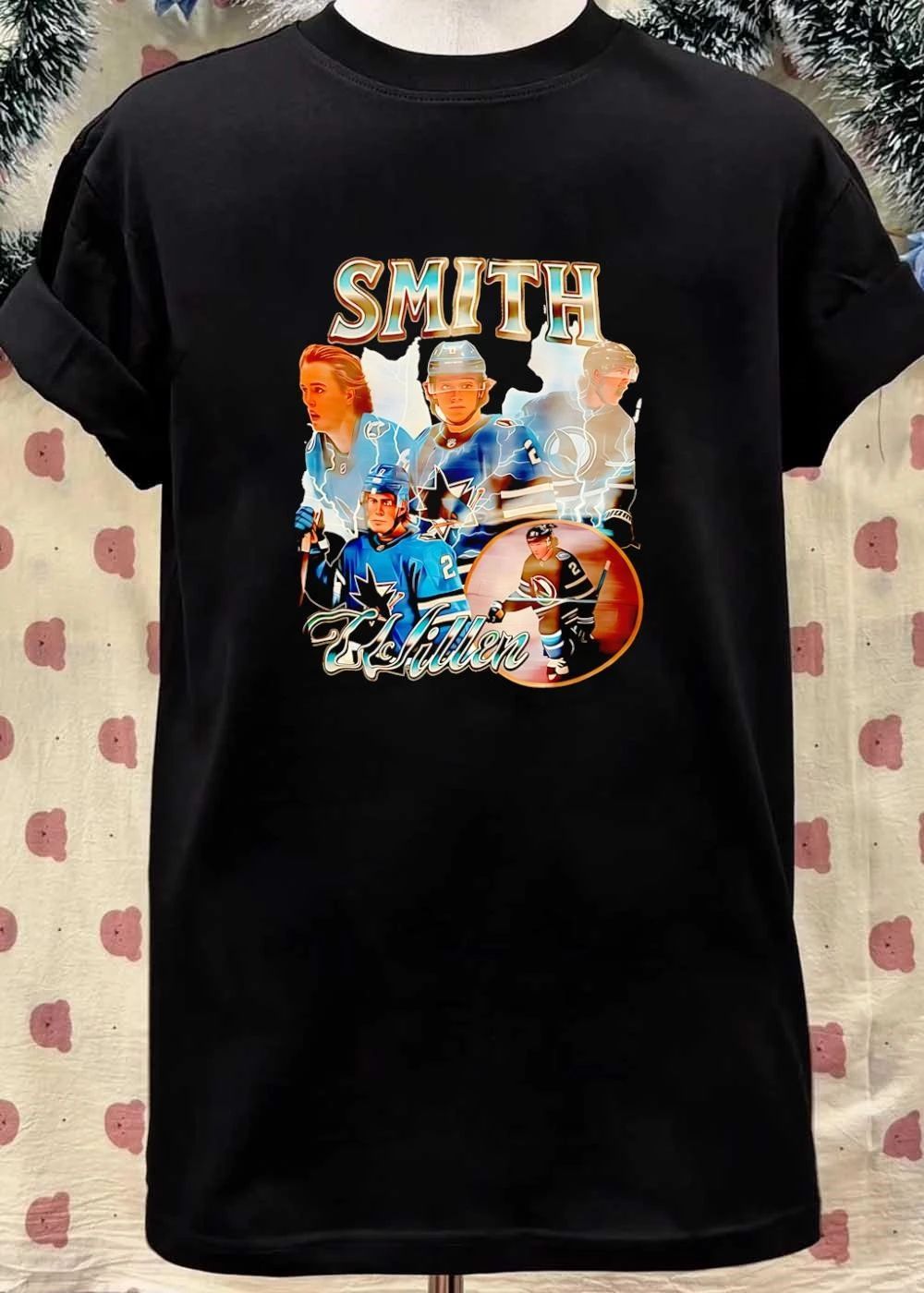Smith McIllen San Jose Sharks Hockey Player T-Shirt