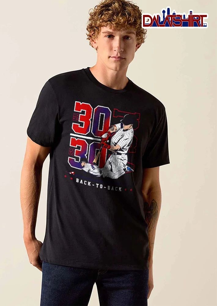 Hr 30 Sb Back To Baseball Batter Swinging Player Sliding Headfirst shirt