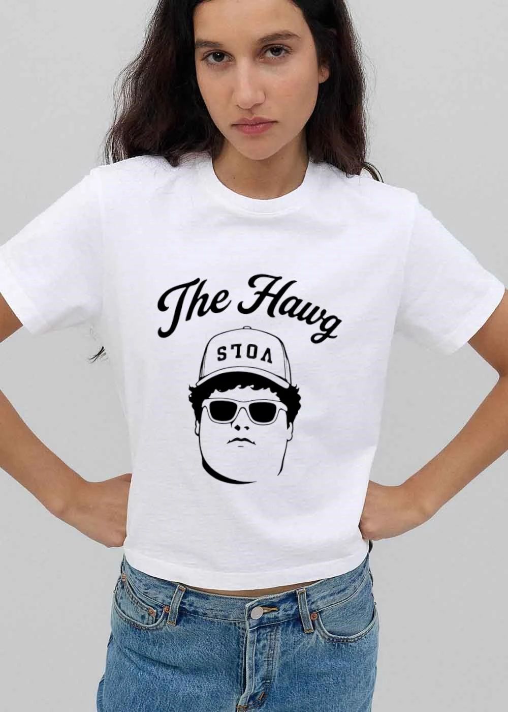 The Hawg Stoa Line Art Portrait Man Wearing Sunglasses shirt