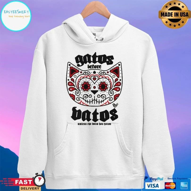 Gatos Before Vatos Dia De Los Meow Tos Ringer T-shirts