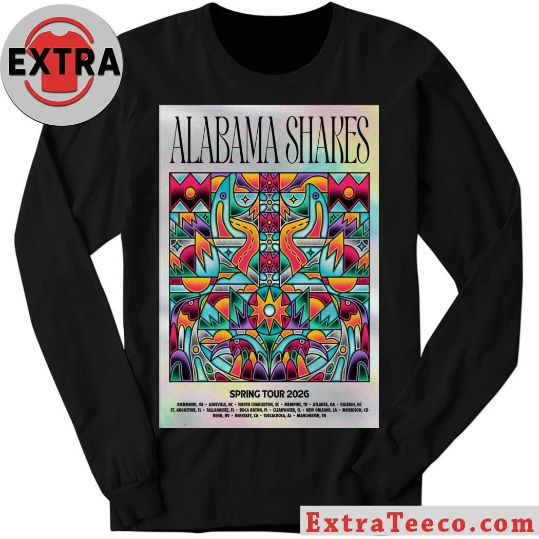 Alabama Shakes 2026 Spring Tour Poster Shirt