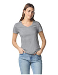 64V00L Gildan Softstyle Ladies V-Neck T-Shirt