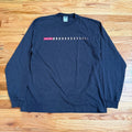 Old Navy Long Sleeve Tee Men's S Charcoal Minimalist Graphic Streetwear Top Cozy