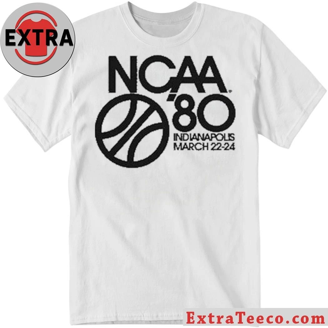 NCAA ’80 Final Four Indianapolis Basketball Logo Shirt