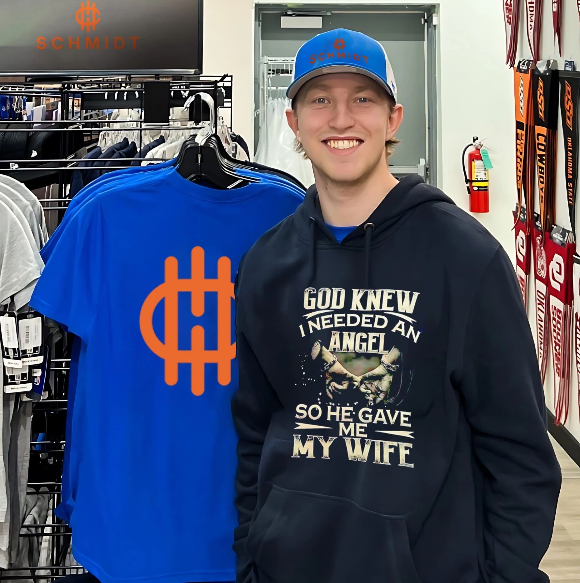 God knew I needed an angel so have me my wife vintage shirt