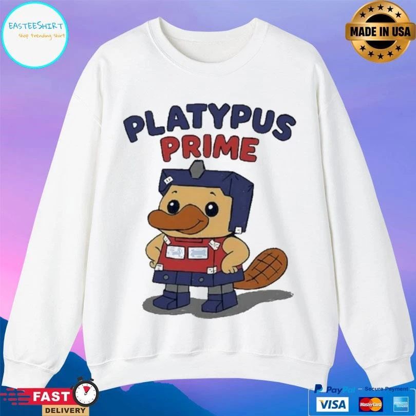 Platypus Prime Optimus Transformers T-shirts