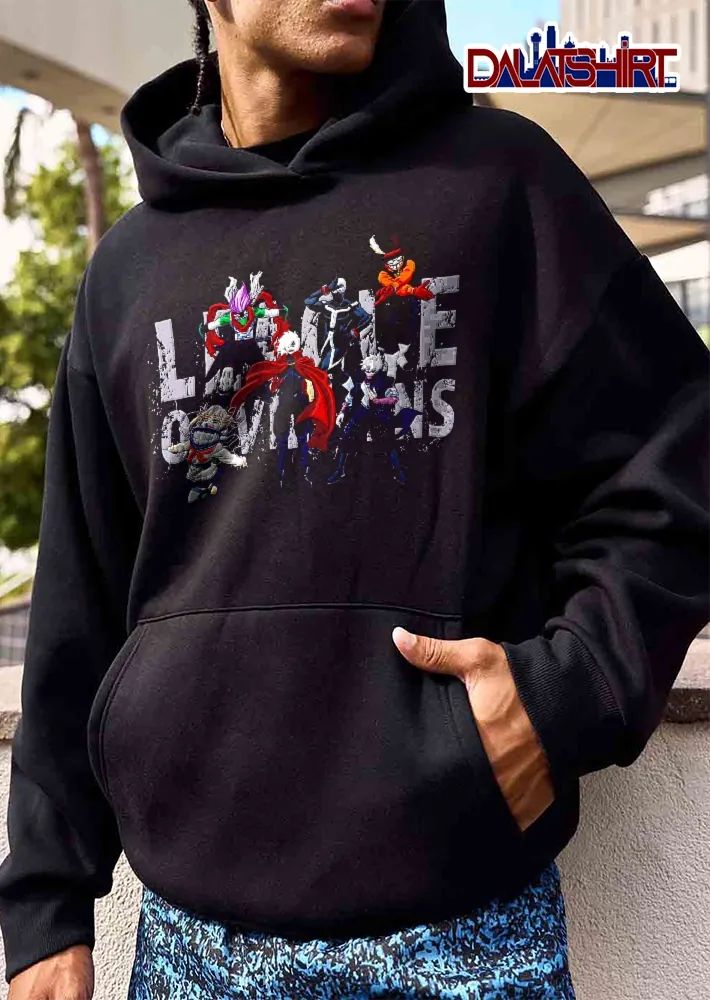 League Of Villains Six Anime Characters Group Distressed shirt