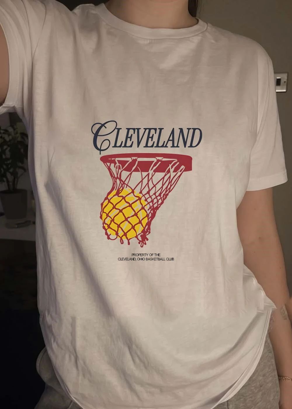 Property of the Cleveland Ohio Basketball Club, Cleveland Hoop Swish shirt