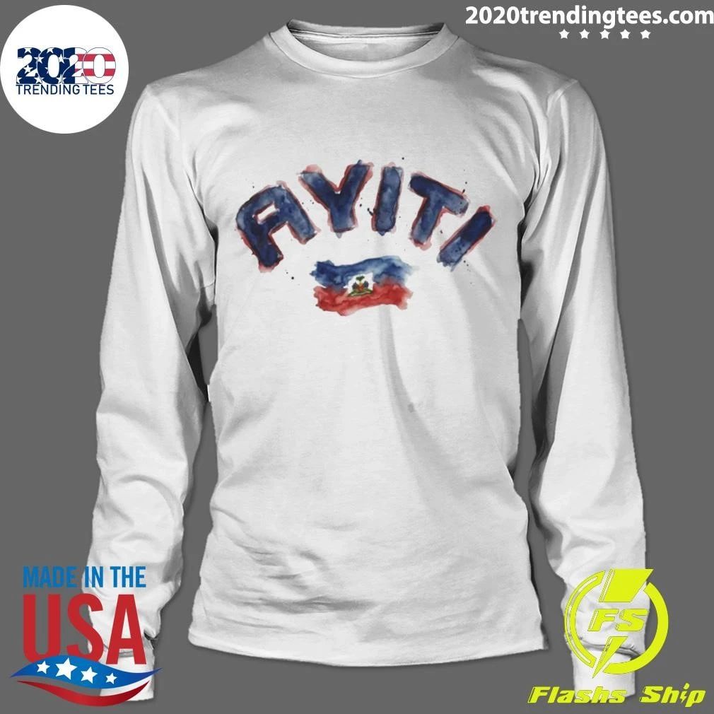 Ayiti Flag Script Haiti Pride shirt