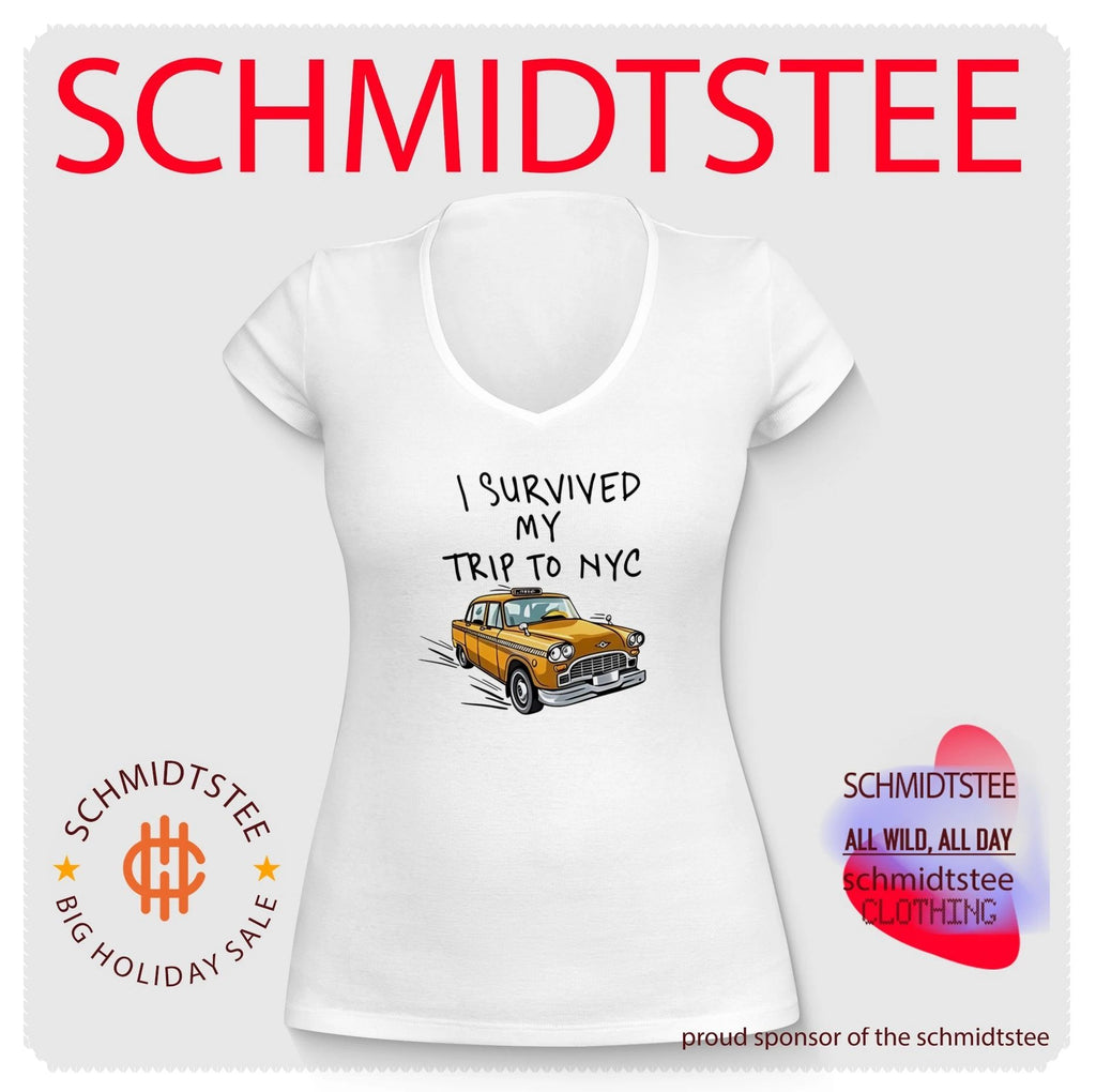 I Survived My Trip To NYC White car shirt