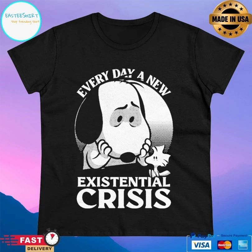 Every Day A New Existential Crisis Dog T-shirts