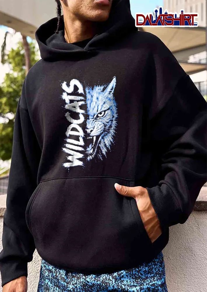 Wildcats Snarling Lynx Head Paint Splatter Grunge shirt